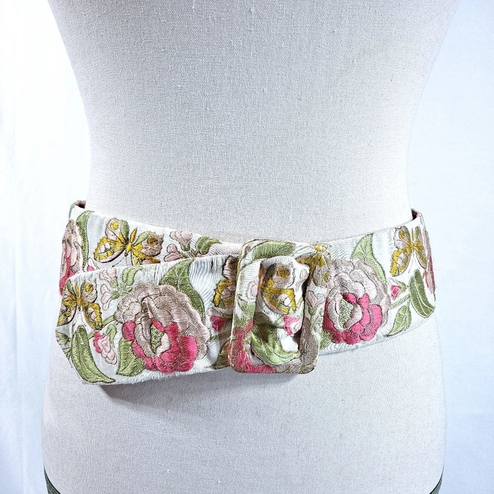 Vintage Silk Fabric Belt